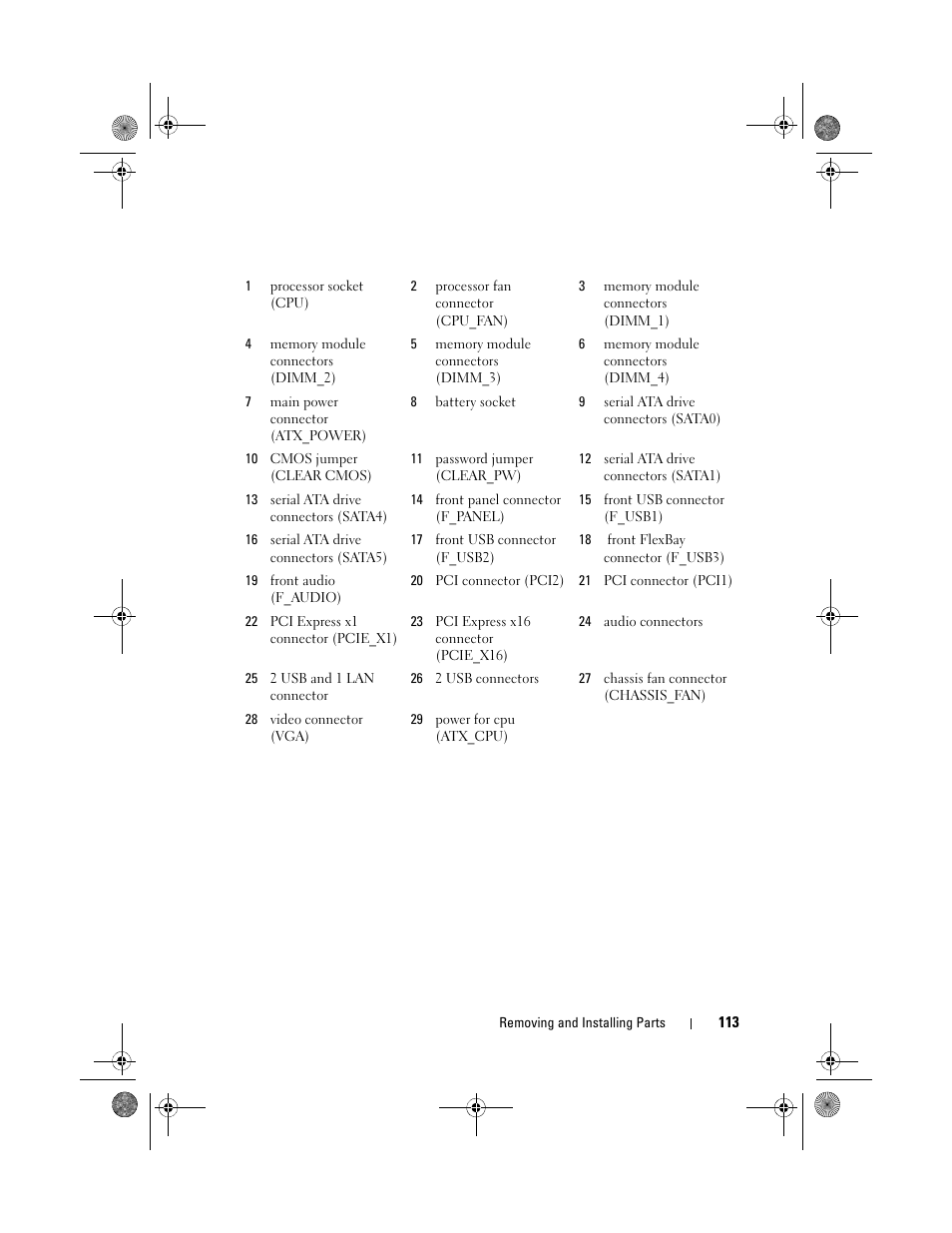 Dell Inspiron 530 User Manual | Page 113 / 226