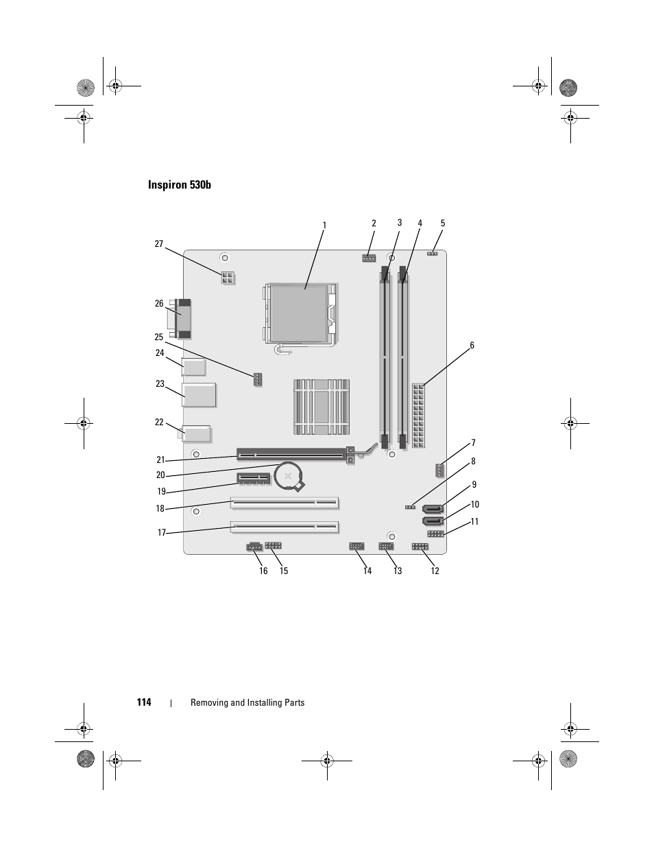 Inspiron 530b | Dell Inspiron 530 User Manual | Page 114 / 226