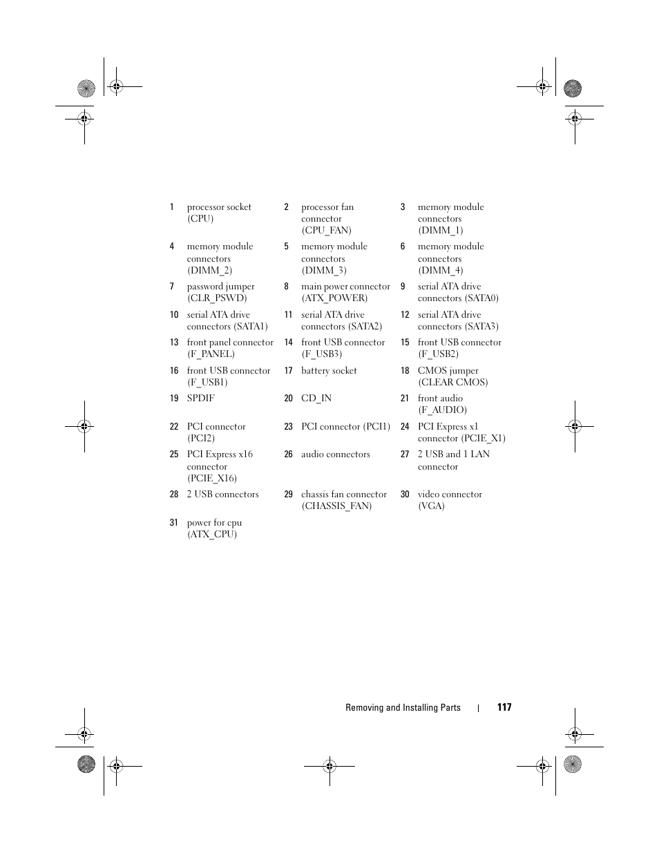 Dell Inspiron 530 User Manual | Page 117 / 226