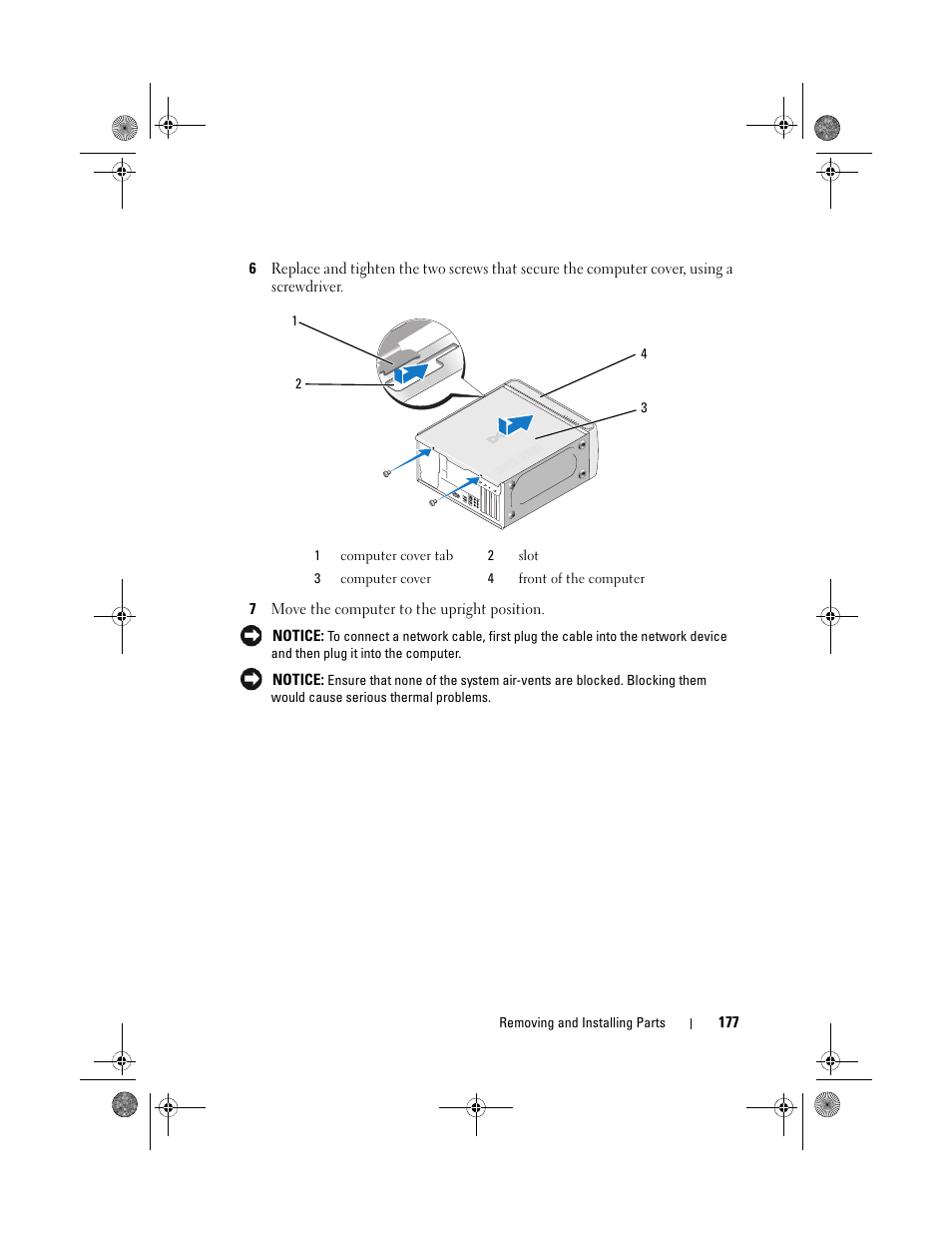 Dell Inspiron 530 User Manual | Page 177 / 226