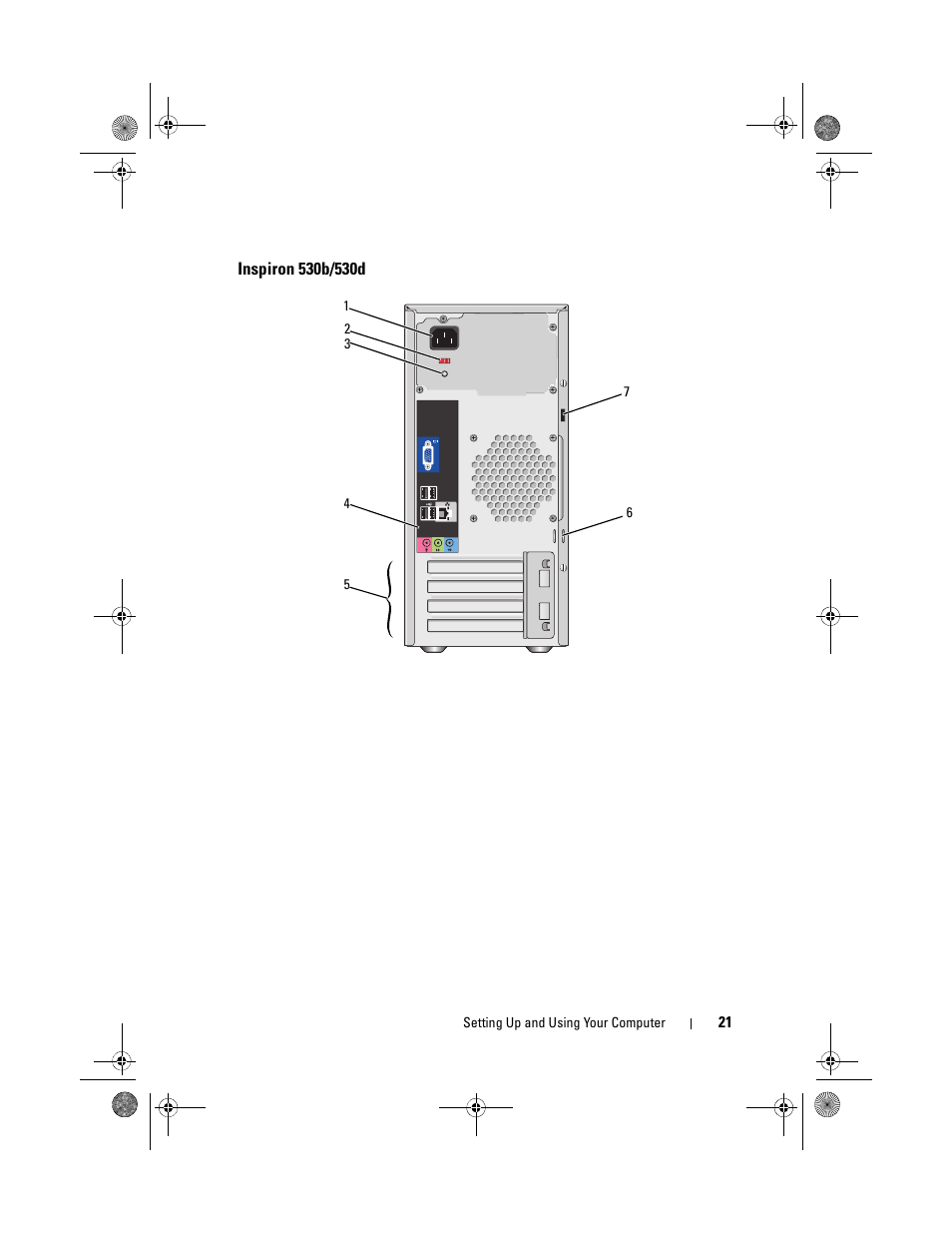 Inspiron 530b/530d | Dell Inspiron 530 User Manual | Page 21 / 226
