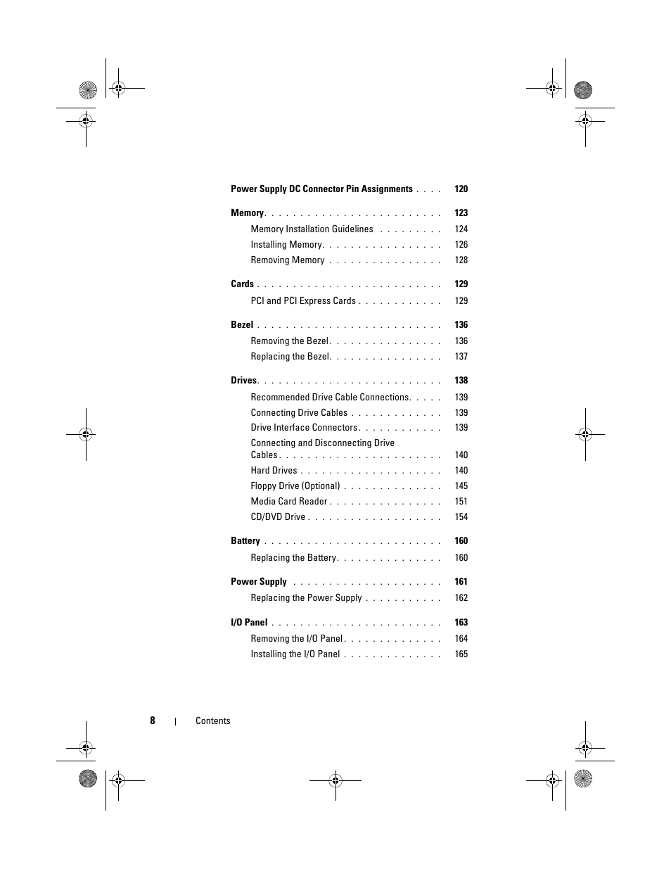 Dell Inspiron 530 User Manual | Page 8 / 226