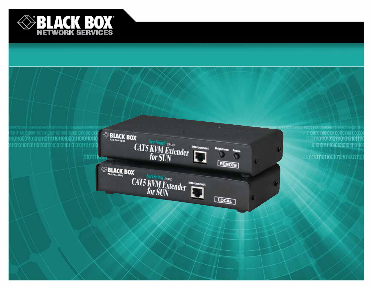 Black Box CAT5 KVM User Manual | 3 pages