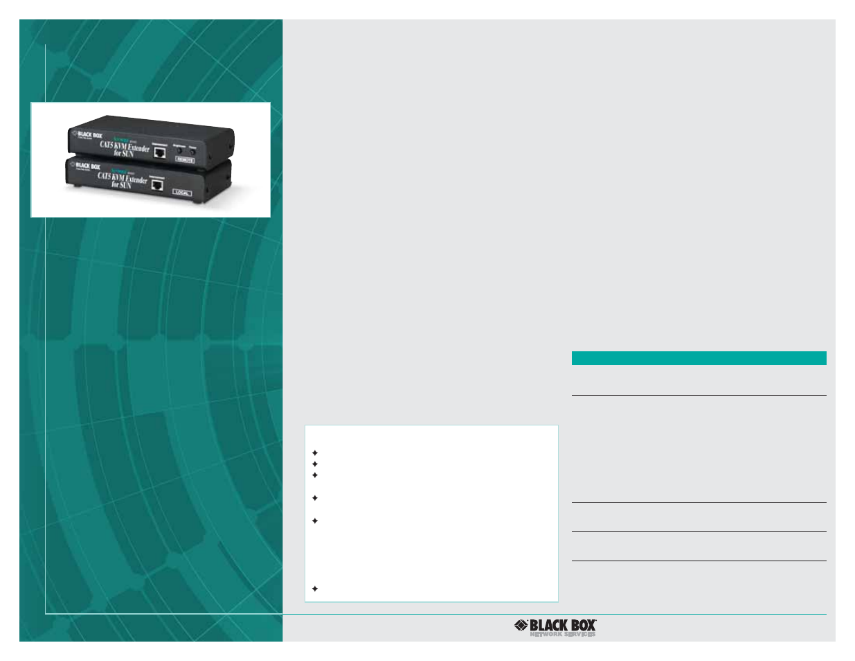 3 of 3, Tech specs, What‘s included | Black Box CAT5 KVM User Manual | Page 3 / 3