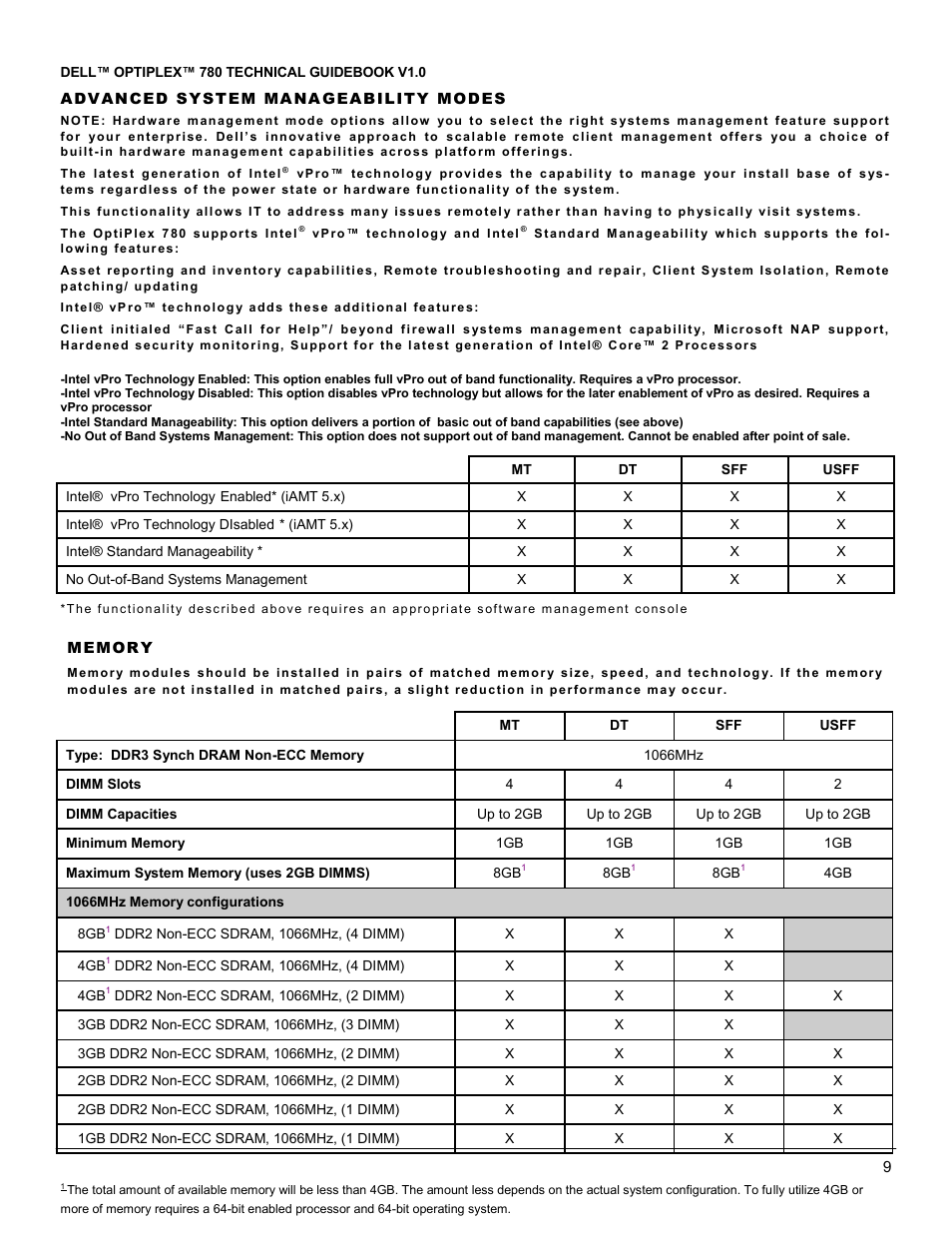 Dell OptiPlex 780 User Manual | Page 9 / 40