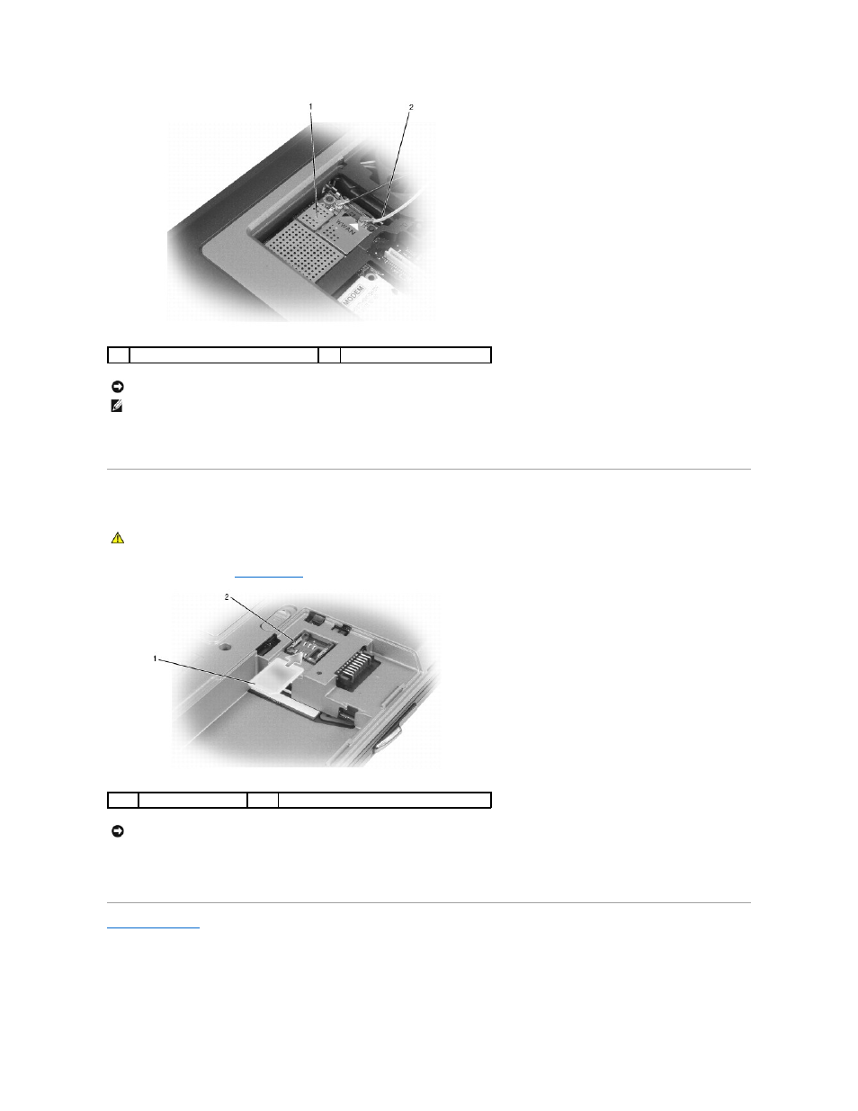 Subscriber identity module (sim) card | Dell Latitude D620 User Manual | Page 28 / 43