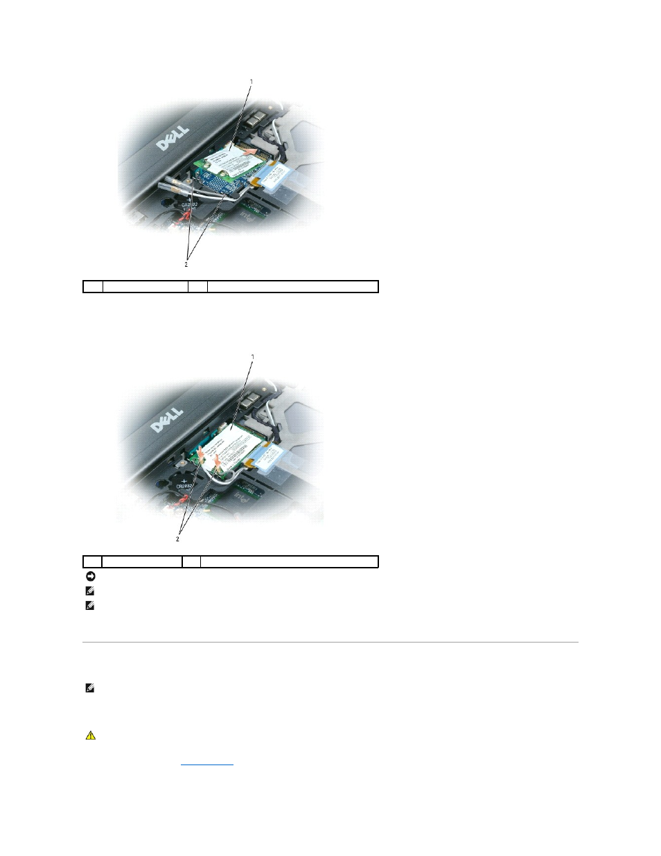 Mobile broadband card | Dell Latitude D620 User Manual | Page 59 / 102
