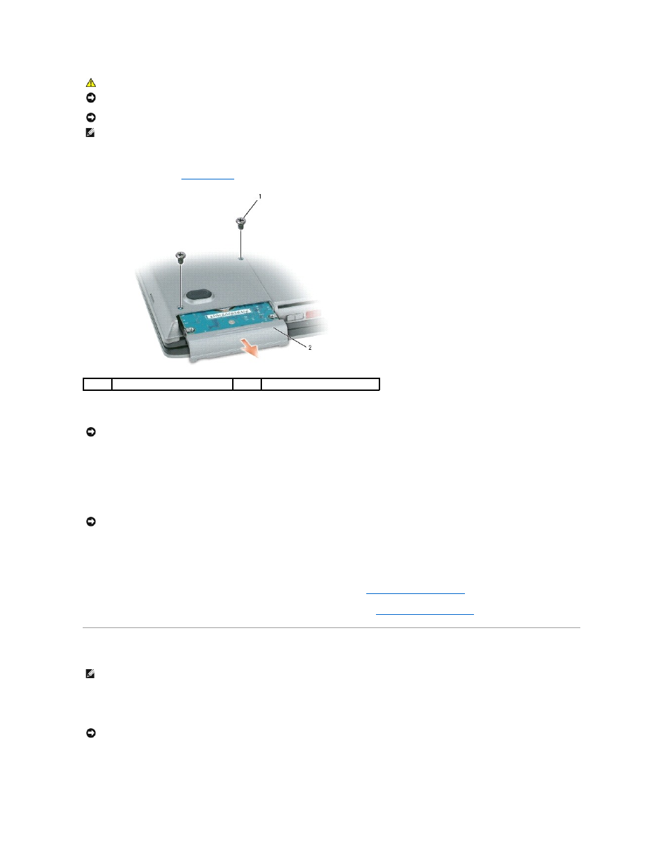 Media bay, Removing media bay devices | Dell Latitude D620 User Manual | Page 62 / 102