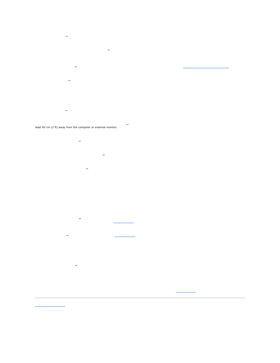If the display is difficult to read, If only part of the display is readable | Dell Latitude D620 User Manual | Page 96 / 102