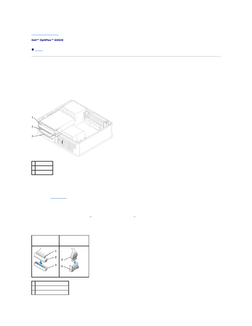 Drives, General installation guidelines | Dell OptiPlex GX620 User Manual | Page 124 / 221