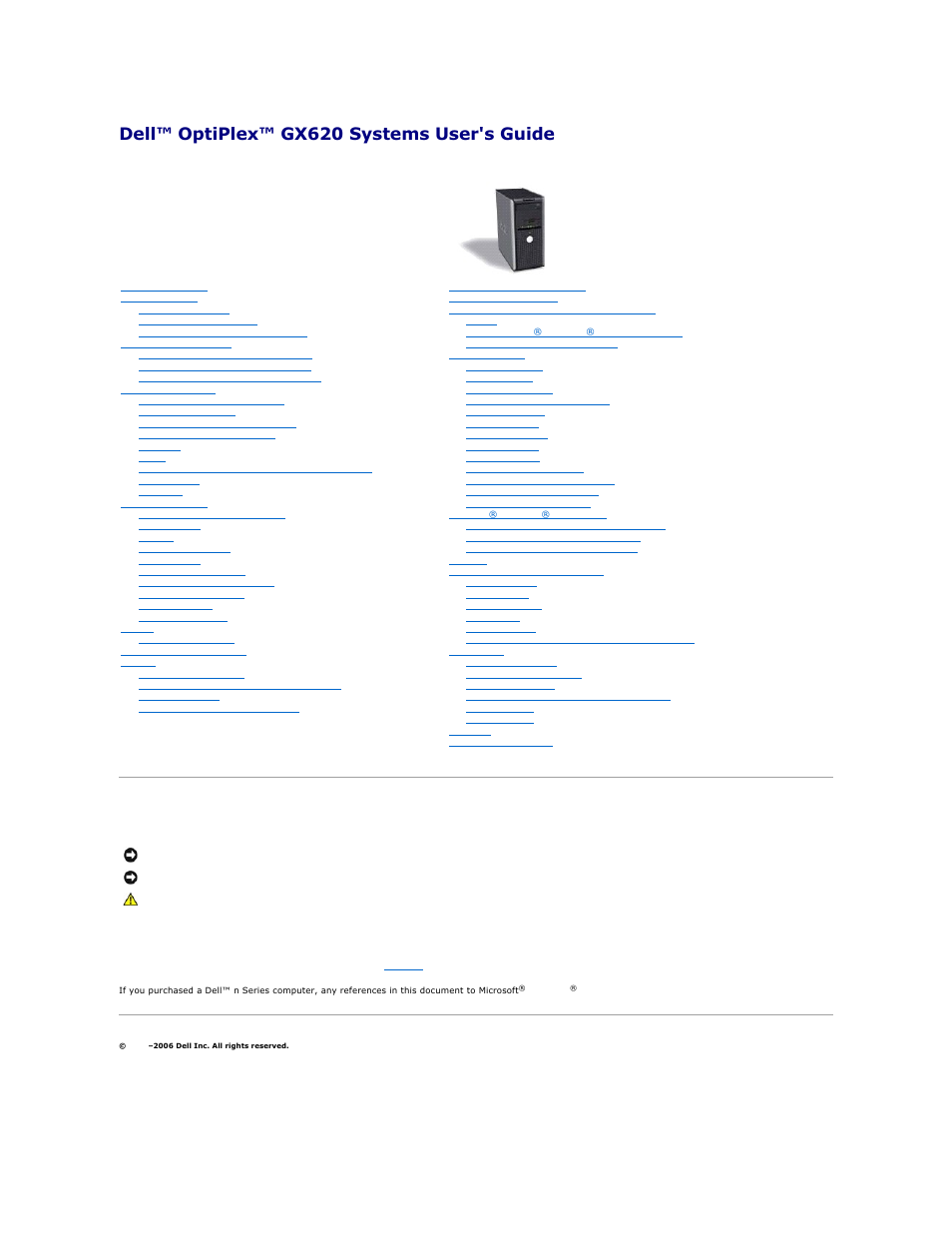 Dell™ optiplex™ gx620 systems user's guide, Mini tower computer | Dell OptiPlex GX620 User Manual | Page 184 / 221