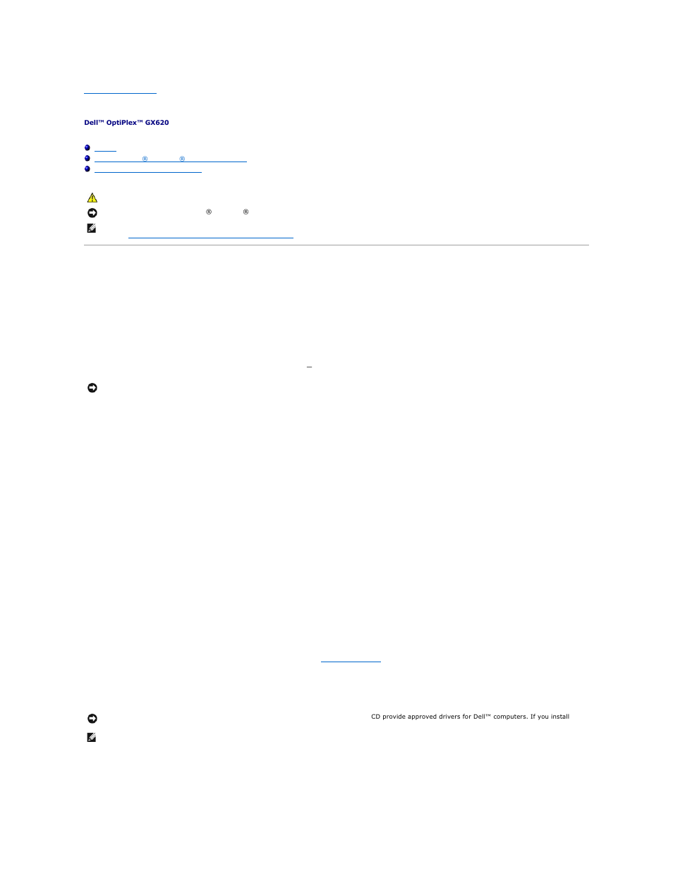 Reinstalling drivers and the operating system, Drivers, What is a driver | Identifying drivers, Reinstalling drivers and utilities | Dell OptiPlex GX620 User Manual | Page 98 / 221