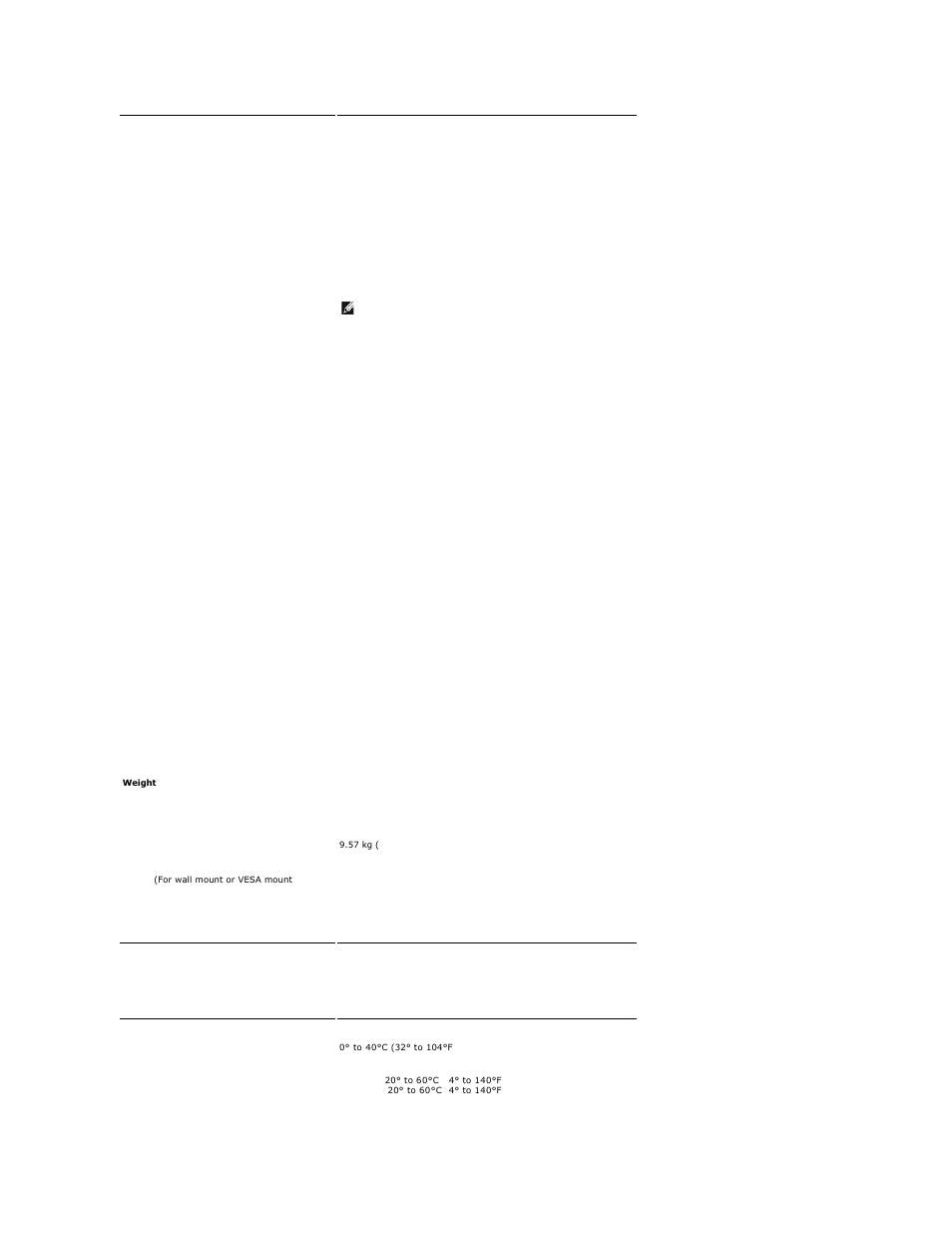 Environmental | Dell u2410 User Manual | Page 12 / 43