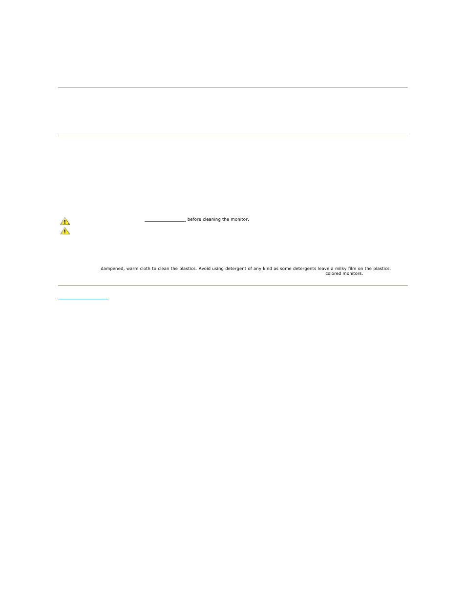 Plug and play capability, Lcd monitor quality and pixel policy, Maintenance guidelines | Caring for your monitor | Dell u2410 User Manual | Page 15 / 43