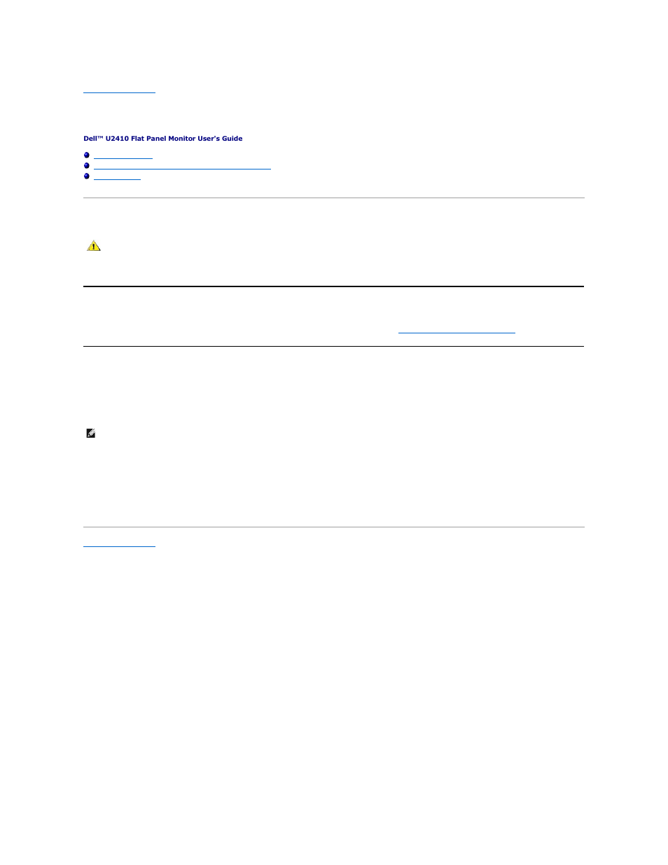 Appendix, Warning: safety instructions, Contacting dell | Dell u2410 User Manual | Page 16 / 43