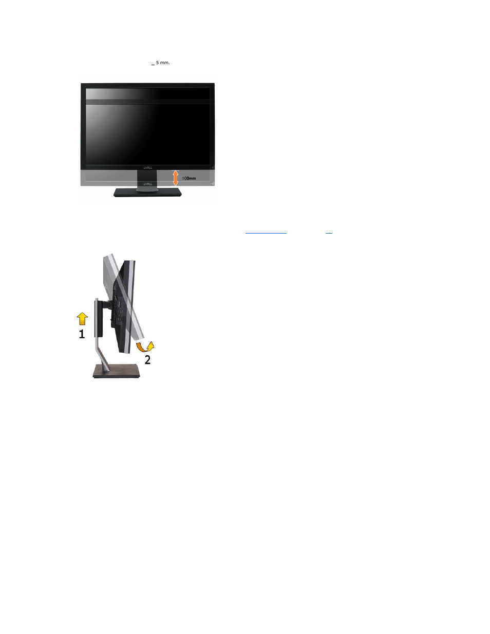 Rotating the monitor | Dell u2410 User Manual | Page 32 / 43