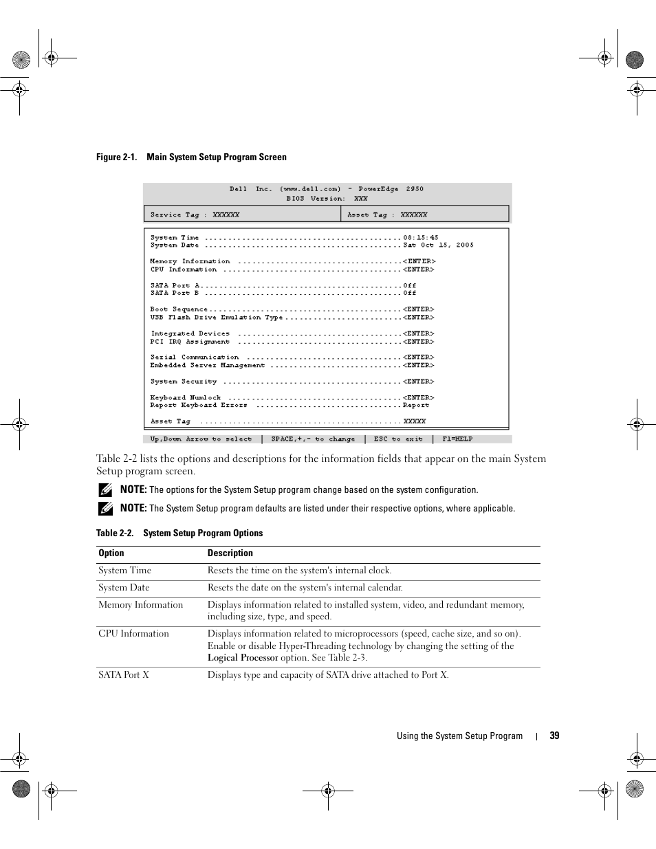 Dell POWEREDGE 2950 User Manual | Page 39 / 182