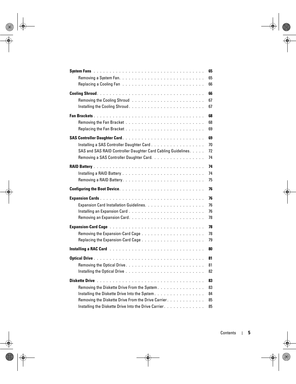 Dell POWEREDGE 2950 User Manual | Page 5 / 182