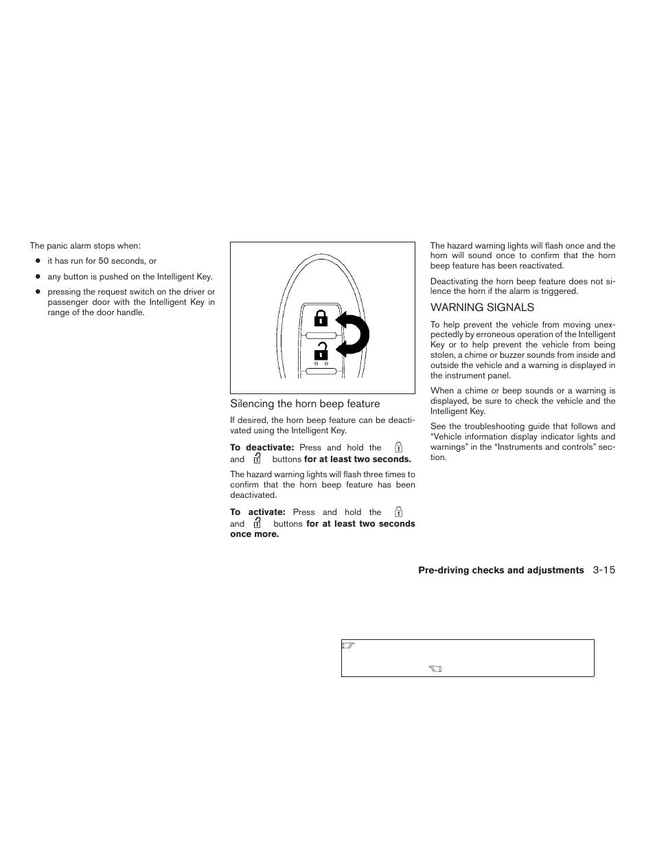 Warning signals -15 | NISSAN 2009 Nissan Altima User Manual | Page 147 / 370