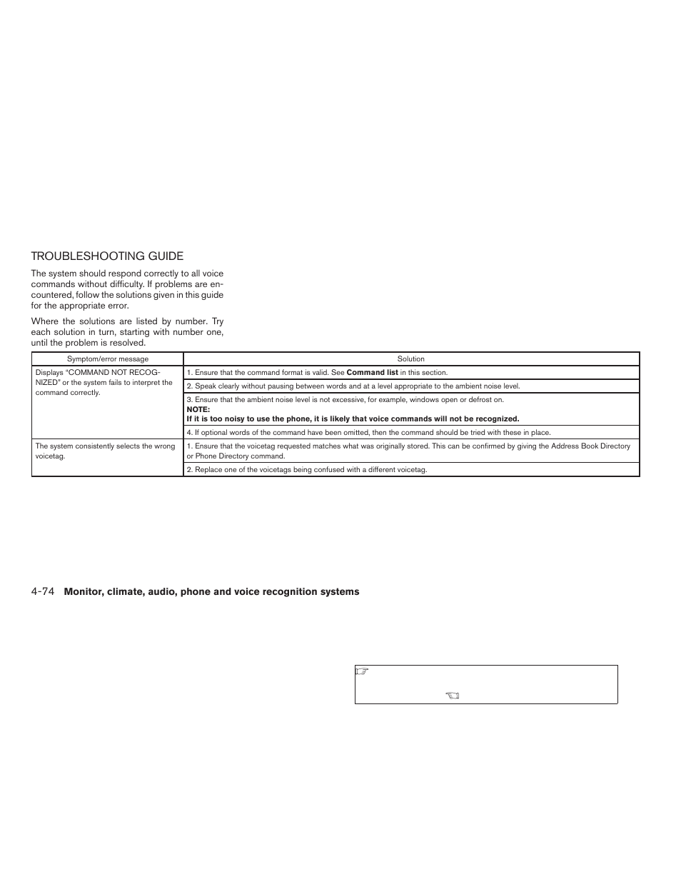 Troubleshooting guide -74 | NISSAN 2009 Nissan Altima User Manual | Page 238 / 370