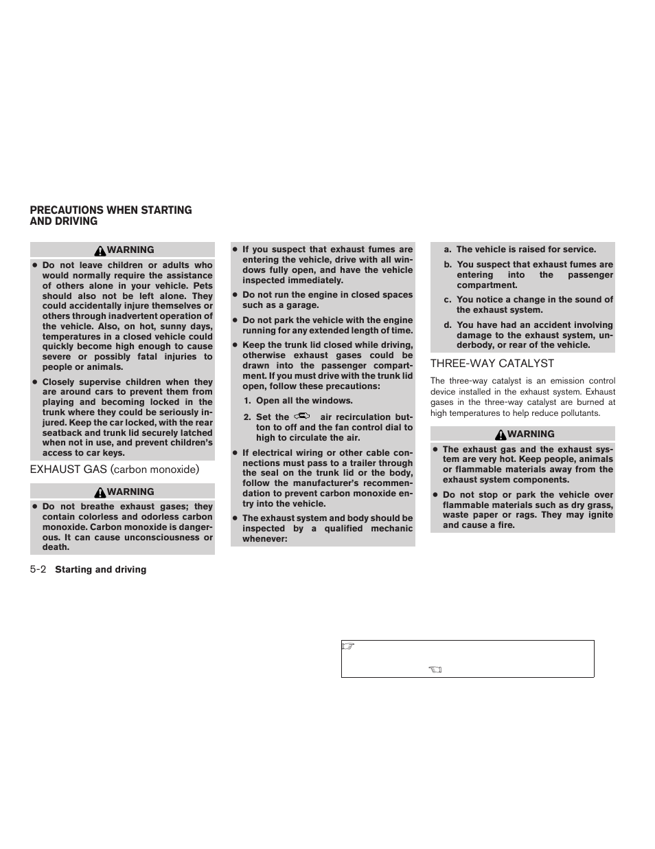 Precautions when starting and driving -2 | NISSAN 2009 Nissan Altima User Manual | Page 240 / 370