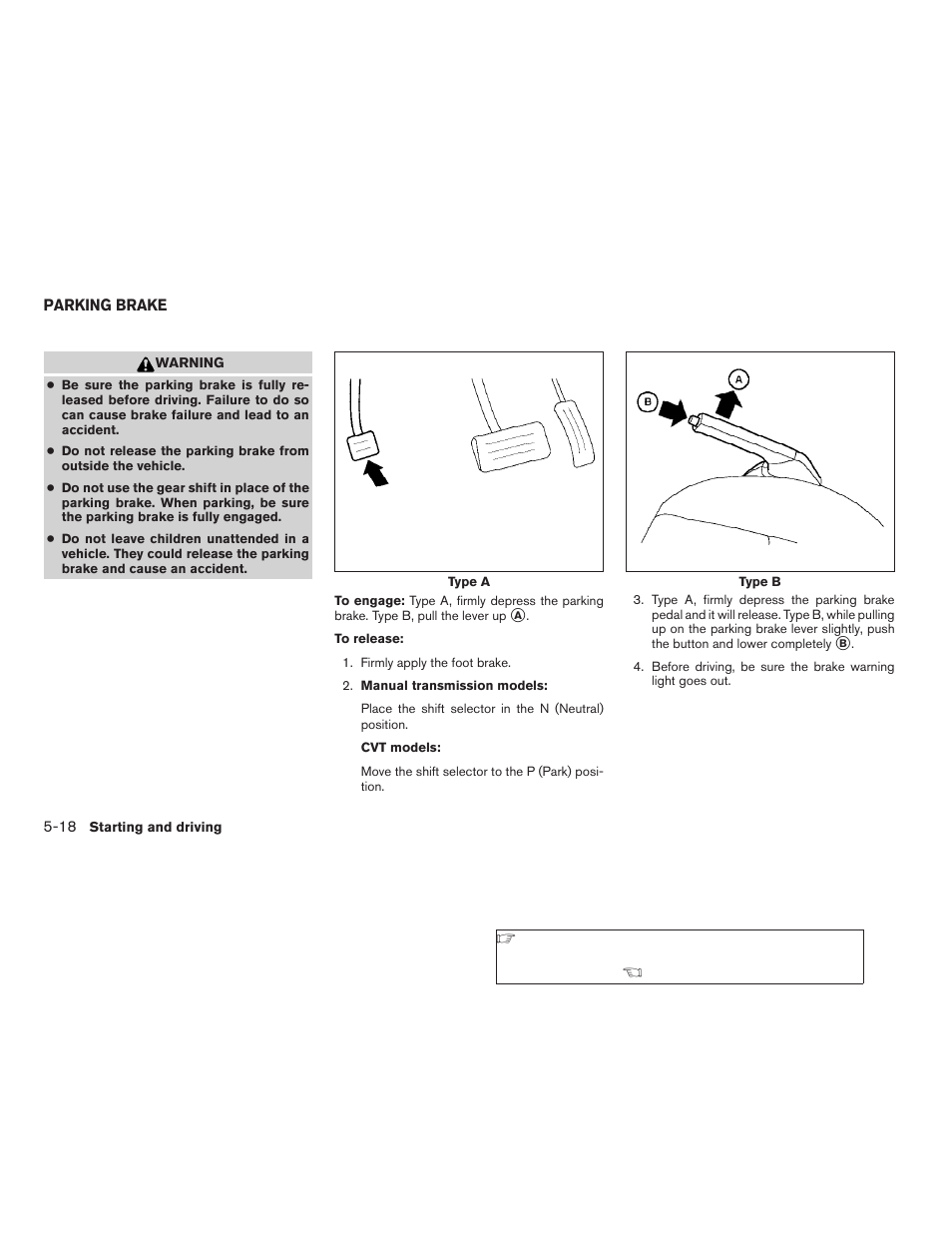 Parking brake -18 | NISSAN 2009 Nissan Altima User Manual | Page 256 / 370