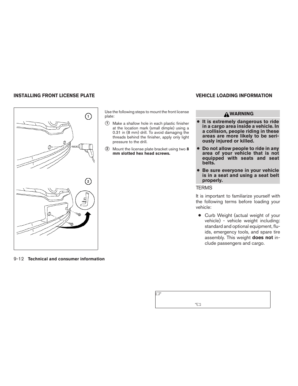 Terms -12 | NISSAN 2009 Nissan Altima User Manual | Page 346 / 370