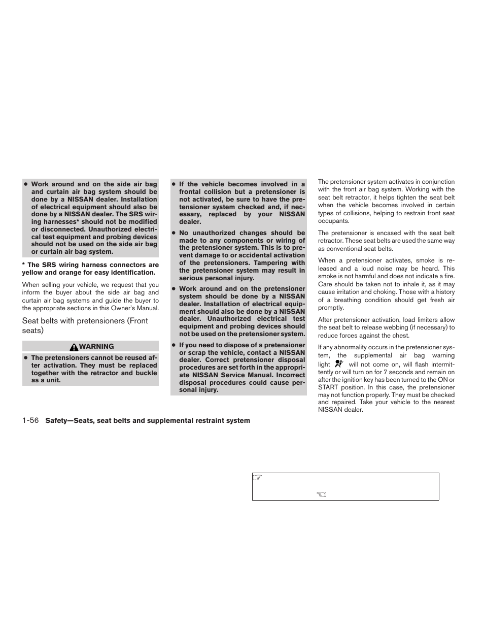 NISSAN 2009 Nissan Altima User Manual | Page 74 / 370