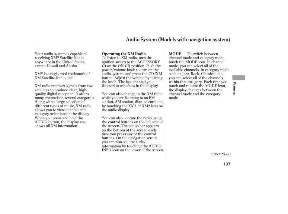 Audio system (models with navigation system) | HONDA 2008 honda civic User Manual | Page 143 / 326