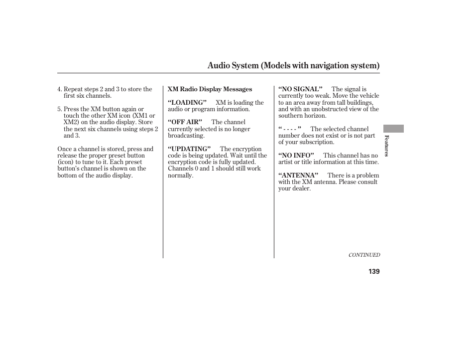 Audio system (models with navigation system) | HONDA 2008 honda civic User Manual | Page 145 / 326