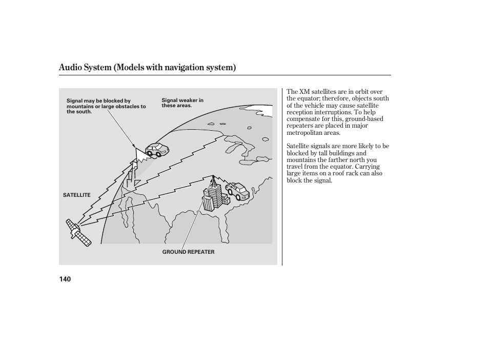 Audio system (models with navigation system) | HONDA 2008 honda civic User Manual | Page 146 / 326