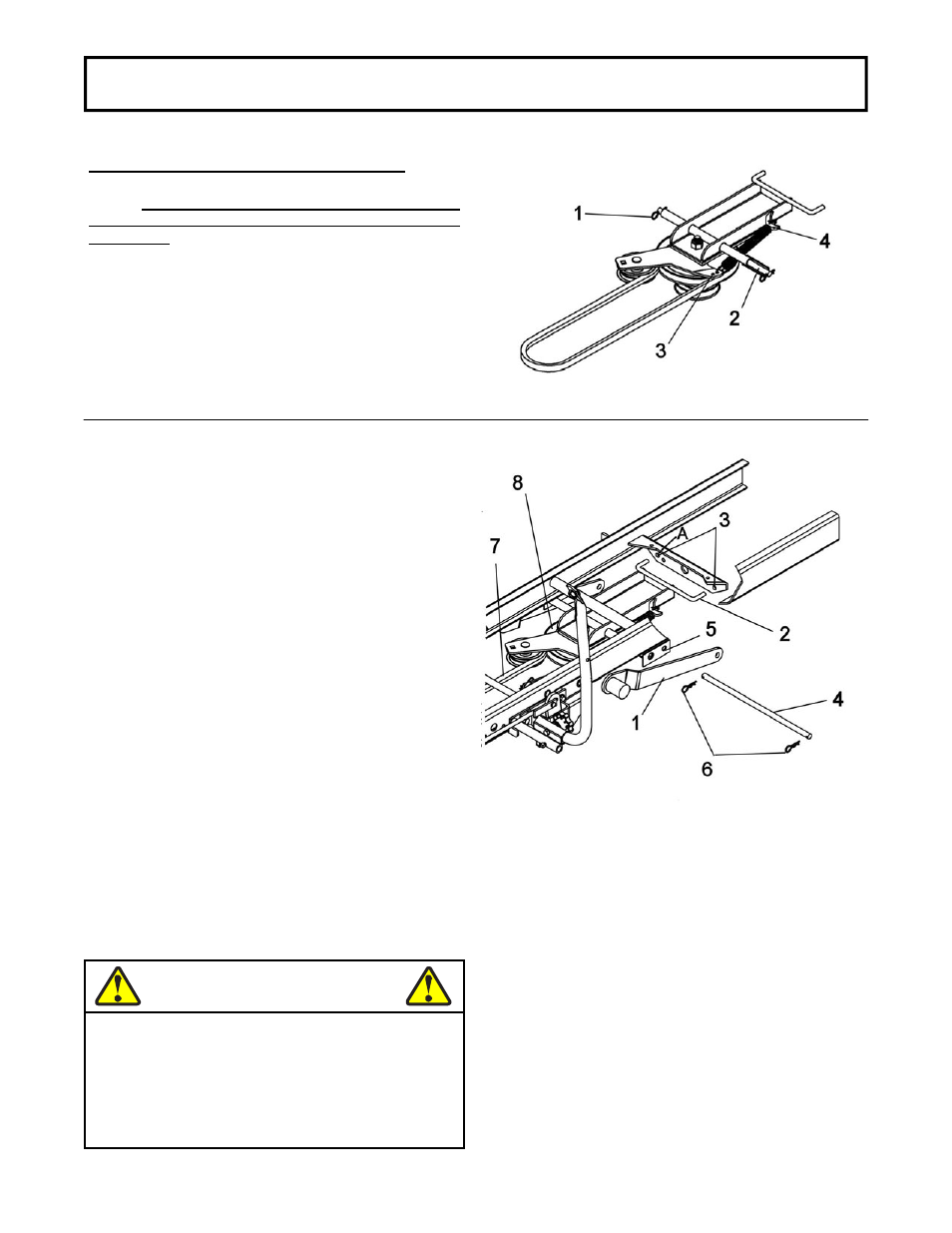 Warning | Bercomac Subframe & Drive Mechanism for JOHN DEERE Series X300 User Manual | Page 11 / 28