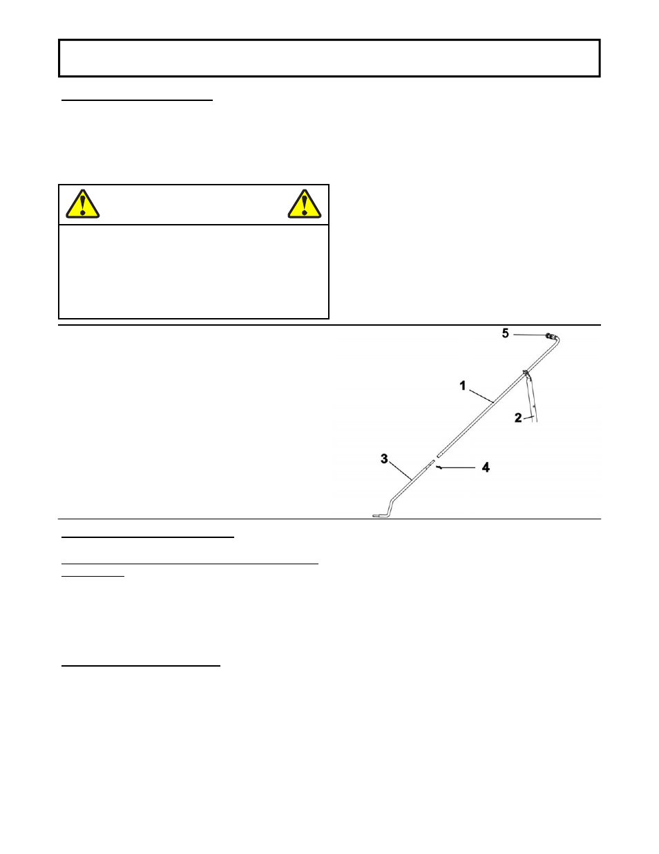 Warning, Assembly | Bercomac Subframe & Drive Mechanism for JOHN DEERE Series X300 User Manual | Page 16 / 28