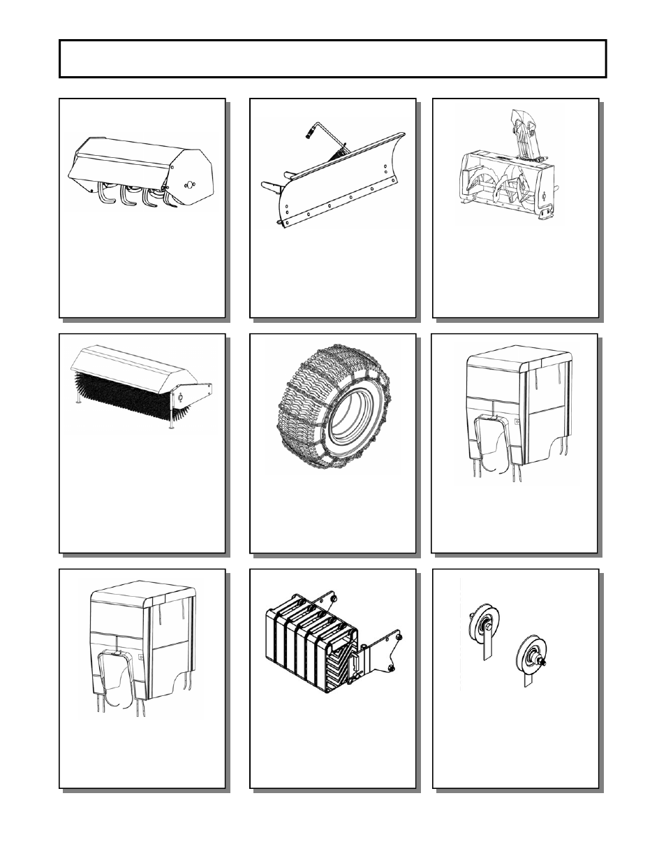 Attachments | Bercomac Subframe & Drive Mechanism for JOHN DEERE Series X300 User Manual | Page 26 / 28