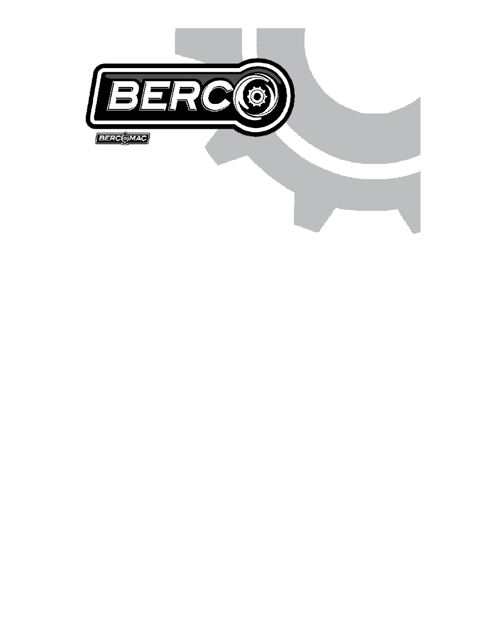 Bercomac Subframe & Drive Mechanism for JOHN DEERE Series X300 User Manual | Page 28 / 28