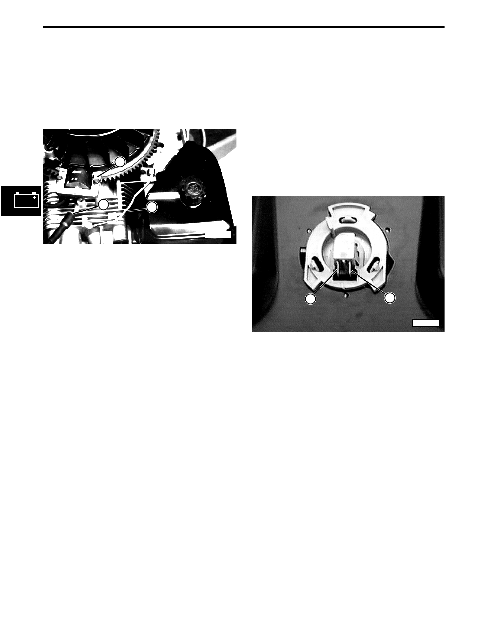Ignition module test, Seat switch test | John Deere stx38 User Manual | Page 152 / 314