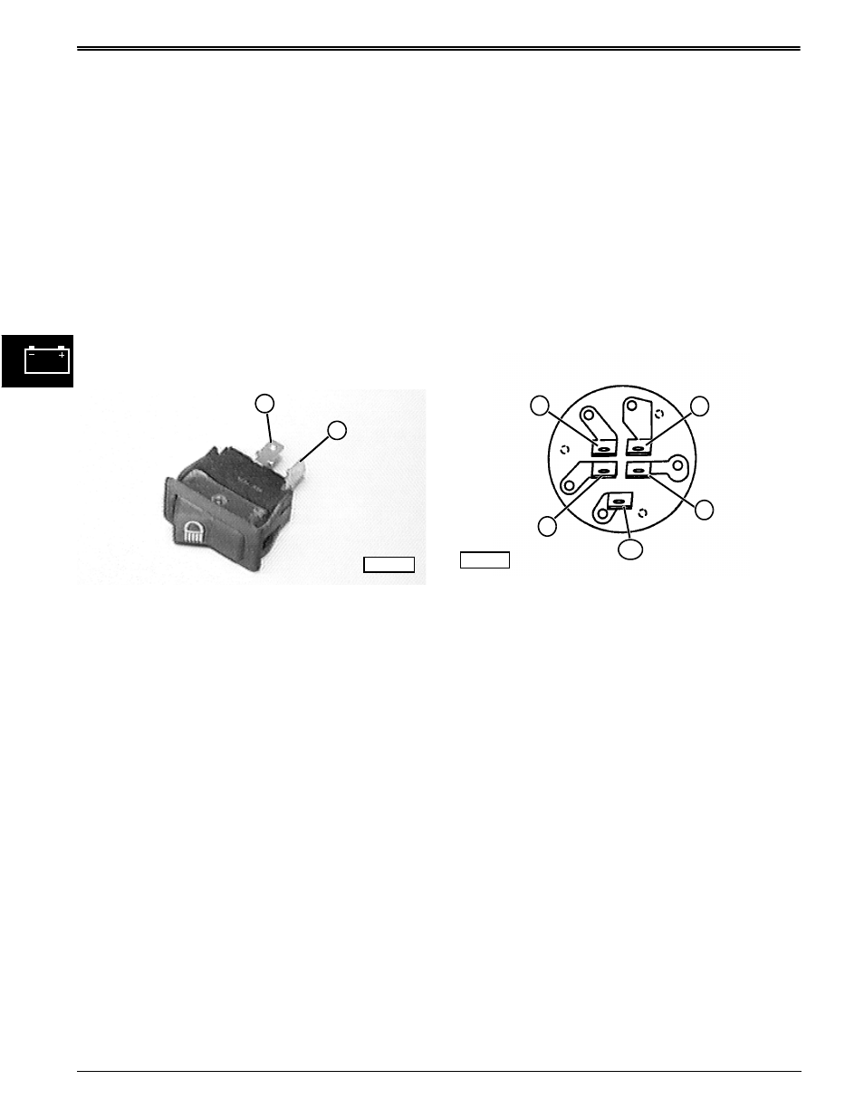 Headlight switch test (optional), Key switch tests | John Deere stx38 User Manual | Page 154 / 314