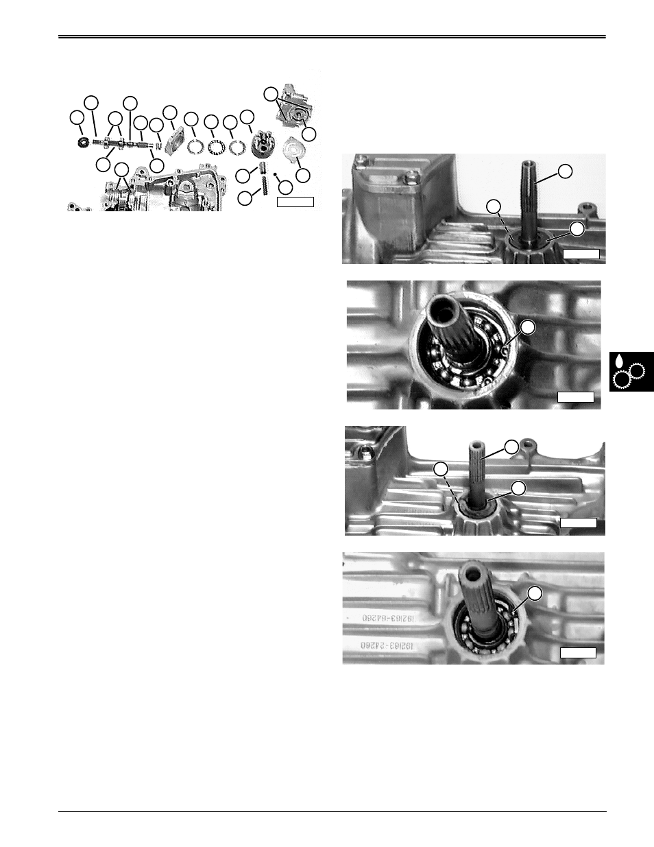 Transaxle assembly, Repair | John Deere stx38 User Manual | Page 273 / 314