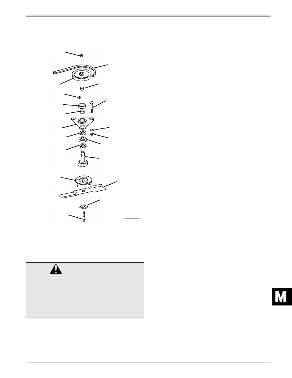 Spindles, Caution | John Deere stx38 User Manual | Page 303 / 314