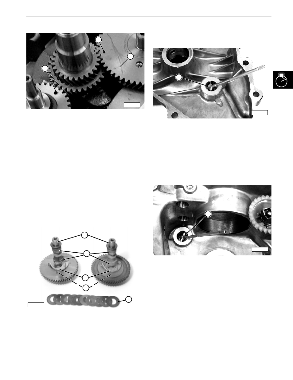 Remove and install camshaft, Inspect camshaft, Repair | John Deere stx38 User Manual | Page 69 / 314