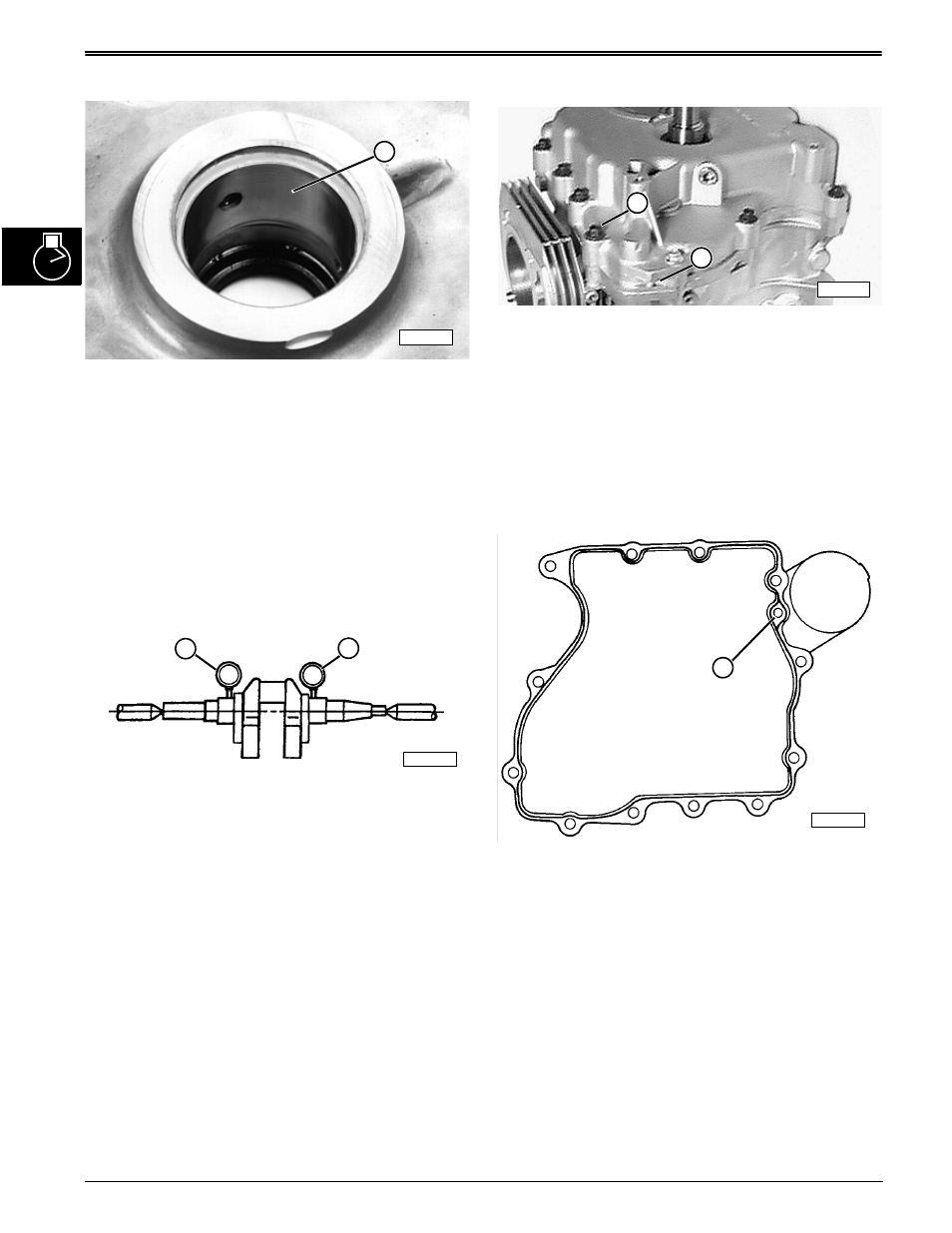 Crankshaft alignment, Remove and install oil pan | John Deere stx38 User Manual | Page 80 / 314