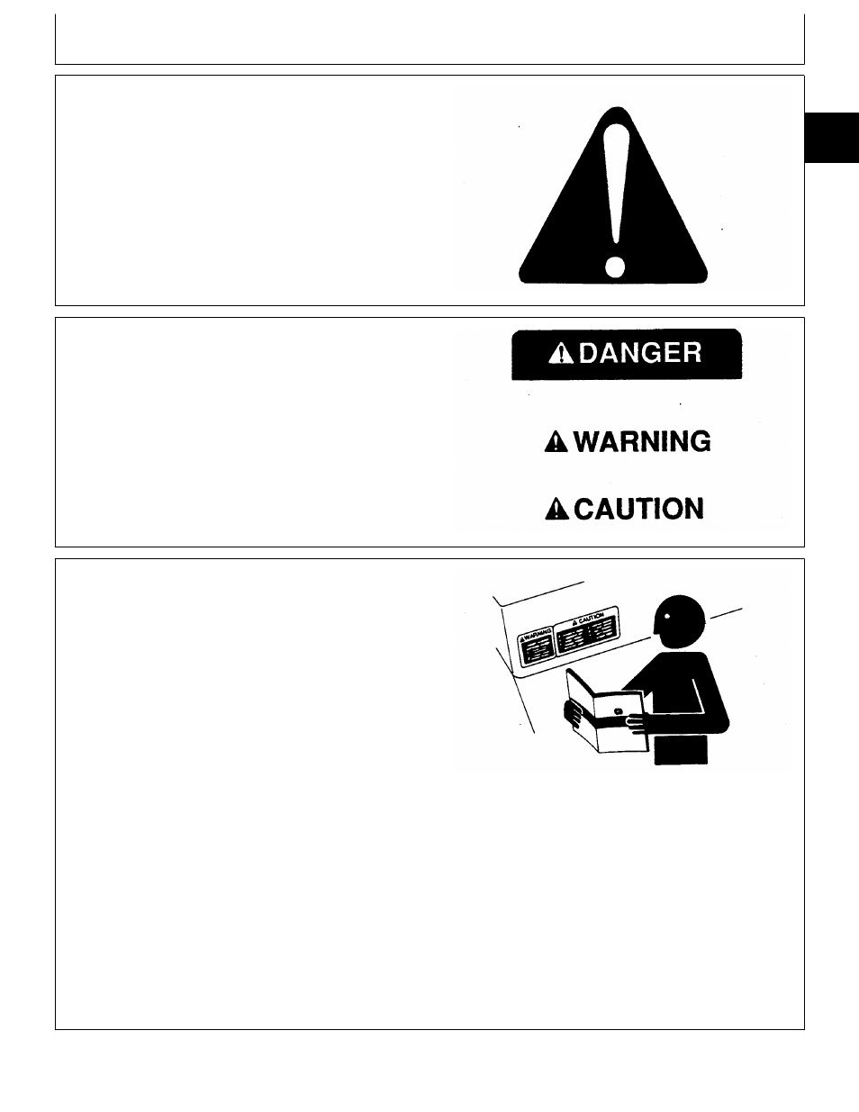 Safety, Recognize safety information, Understand signal words | Follow safety instructions, Group 05 | John Deere 318 User Manual | Page 11 / 440