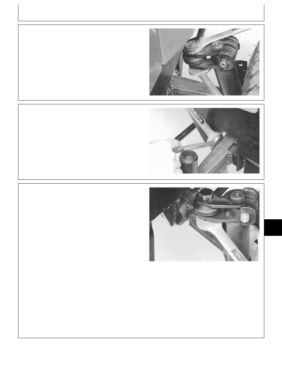 Remove and install spindles | John Deere 318 User Manual | Page 219 / 440