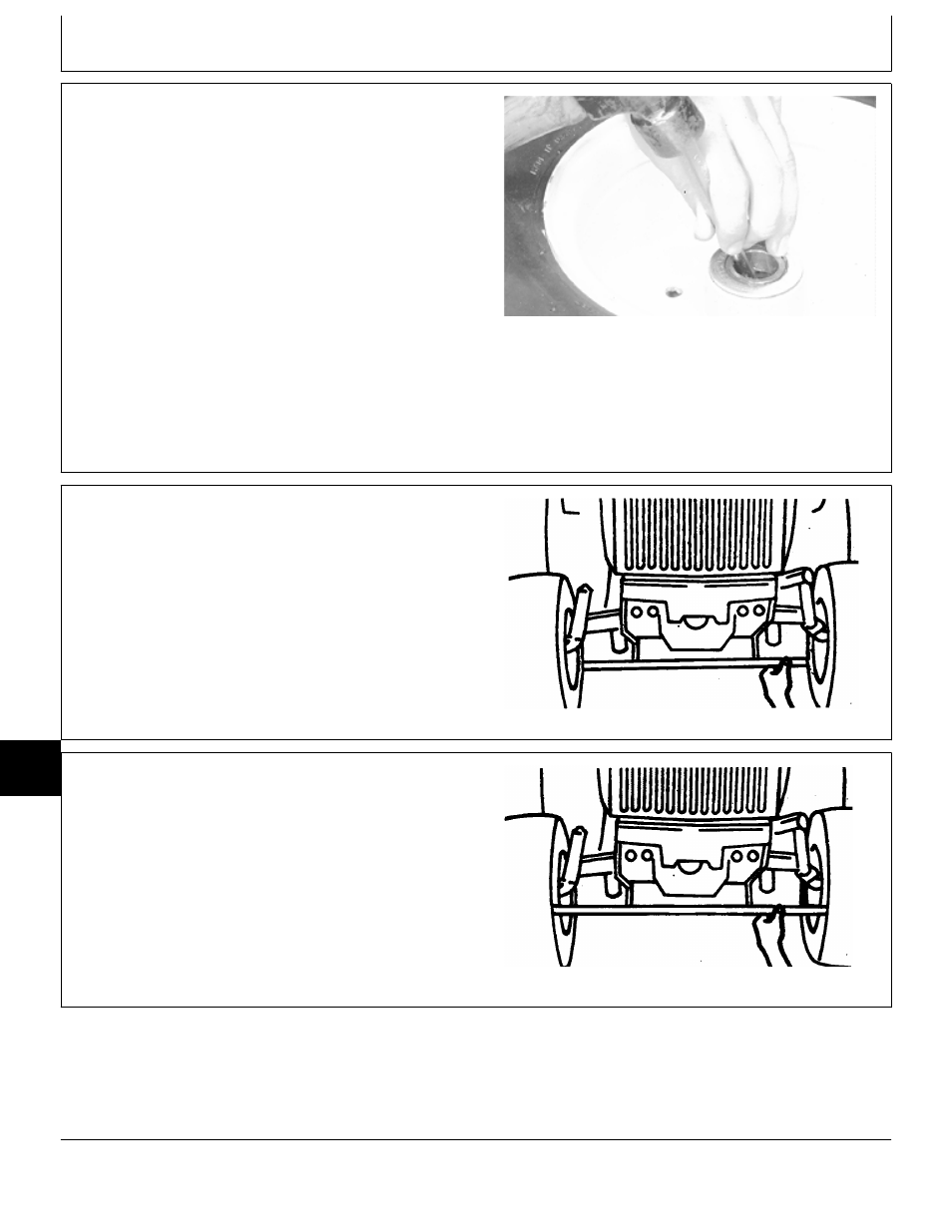 Inspect and replace wheel bearings, Adjust toe-in | John Deere 318 User Manual | Page 222 / 440