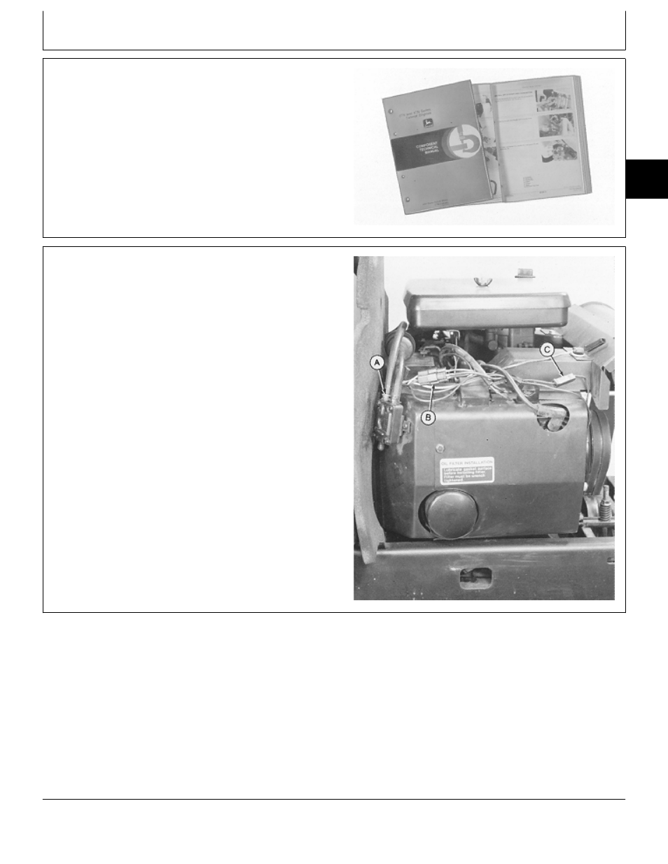 Engine, Onan engine repair—use ctm2, Remove and install engine | Group 05 | John Deere 318 User Manual | Page 49 / 440