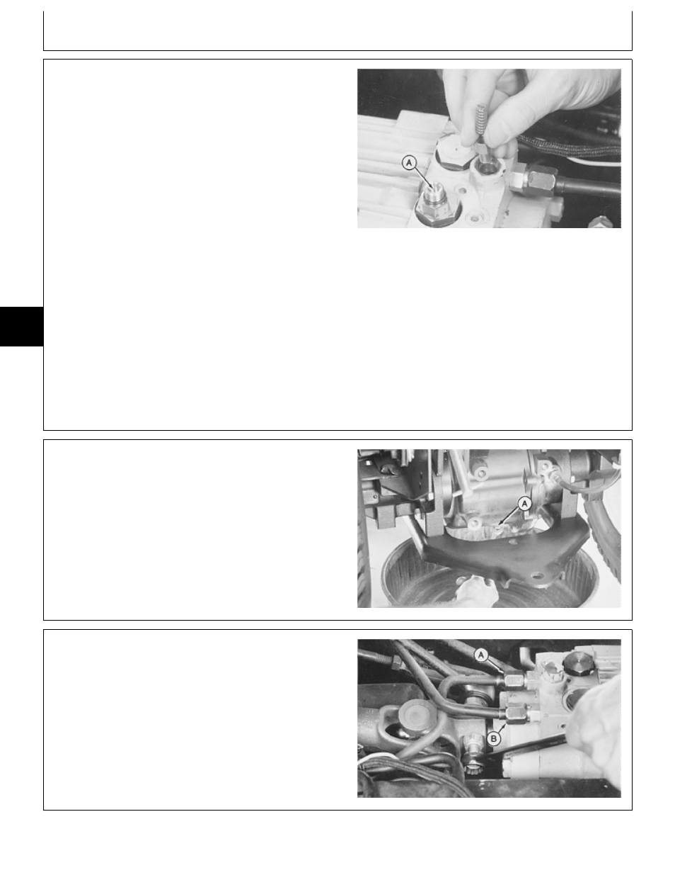 Remove and install implement relief valve, Remove transmission | John Deere 318 User Manual | Page 66 / 440