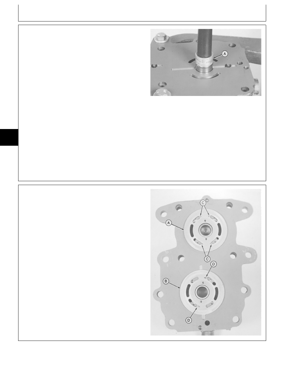Assemble transmission cover | John Deere 318 User Manual | Page 82 / 440