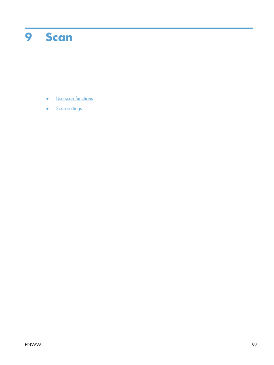 Scan, 9 scan | HP laserjet m1212nf User Manual | Page 111 / 284