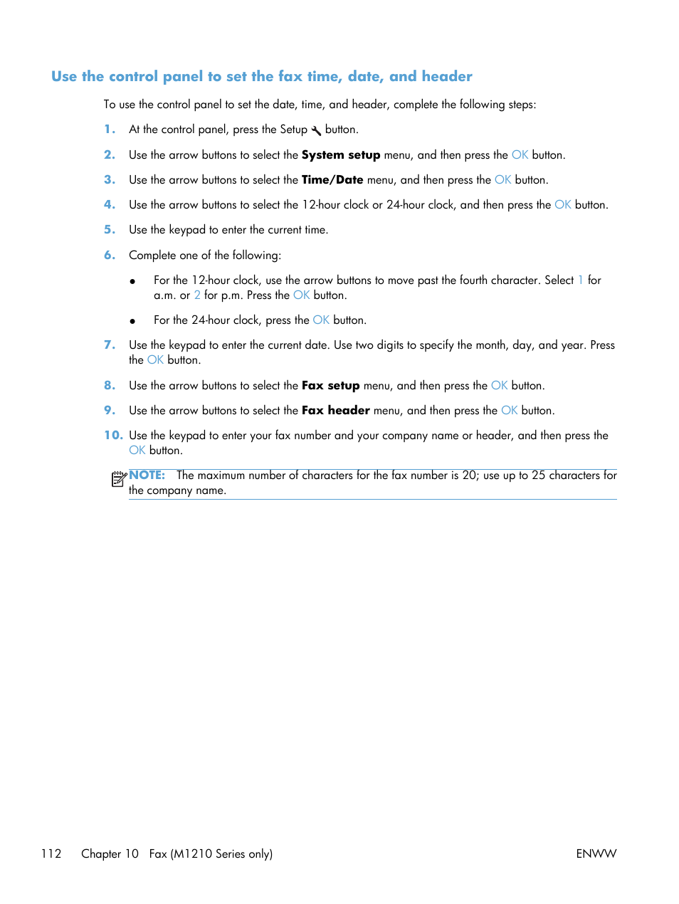 HP laserjet m1212nf User Manual | Page 126 / 284