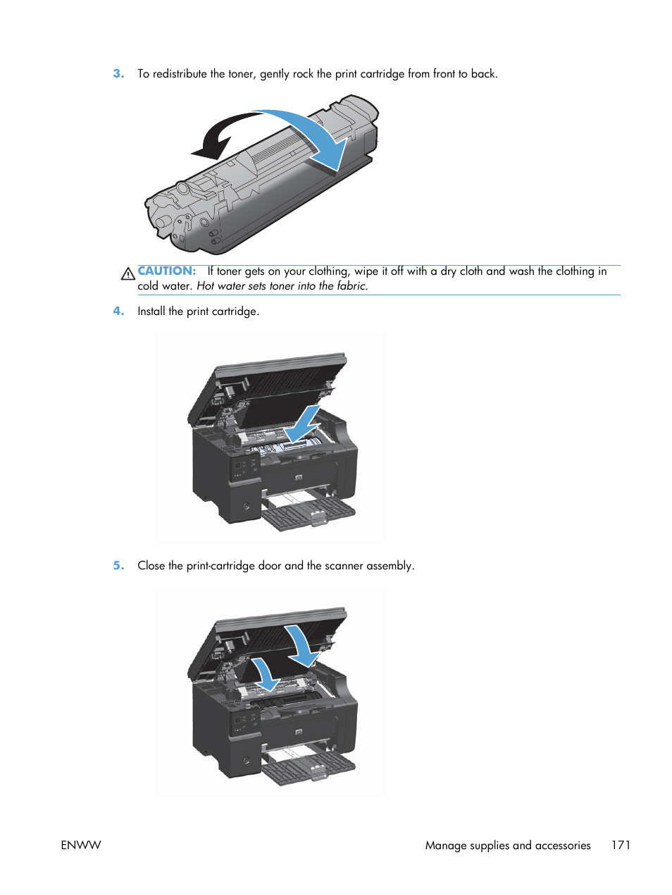 HP laserjet m1212nf User Manual | Page 185 / 284